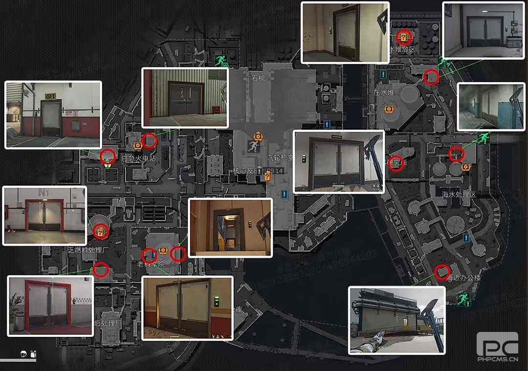 三角洲行动核电站泄露区资源点位大全
