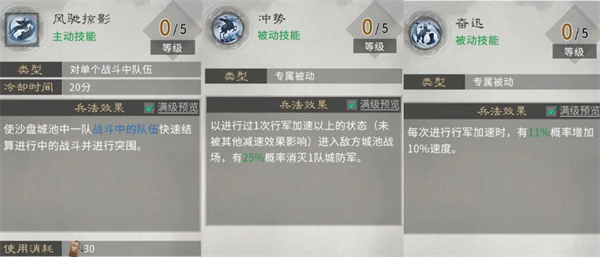 三国天下归心风系兵法加点推荐