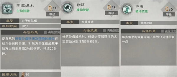 三国天下归心林系兵法加点推荐