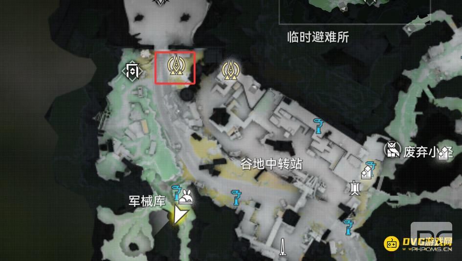 明日方舟终末地军械库轻红柱状菌采集点怎么上去