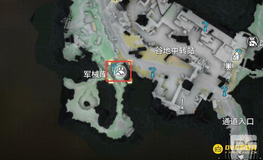 明日方舟终末地军械库轻红柱状菌采集点怎么上去