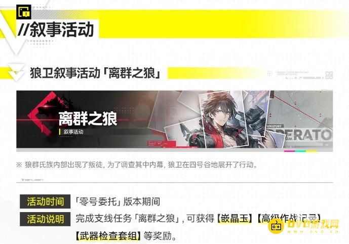 明日方舟终末地零号委托版本内容说明